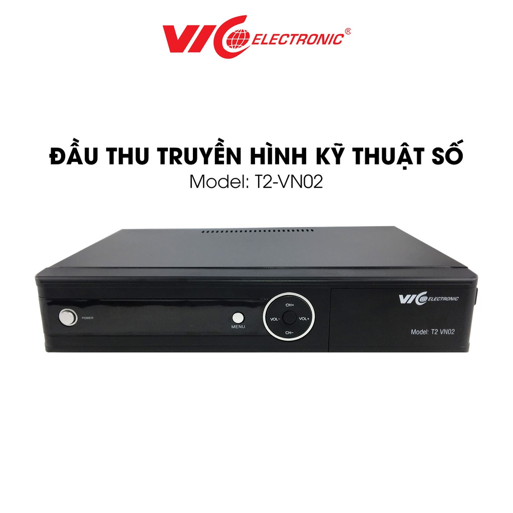 Đầu thu kỹ thuật số mặt đất VN02 VIC Electronic, thu kênh truyền hình miễn phí, bảo hành 12 tháng