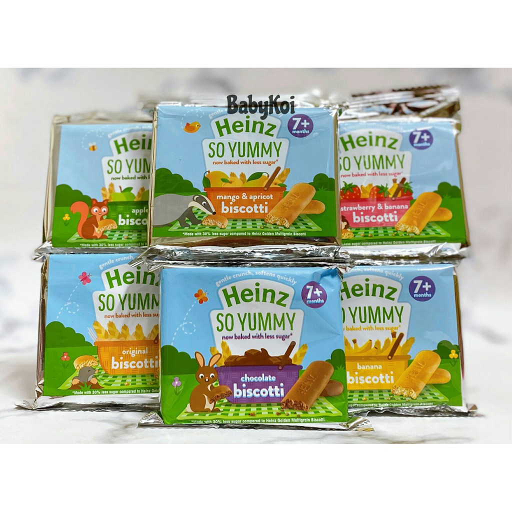tuan1024 Bánh ăn dặm Heinz cho bé từ 7m (date 06/2021) tuan1024