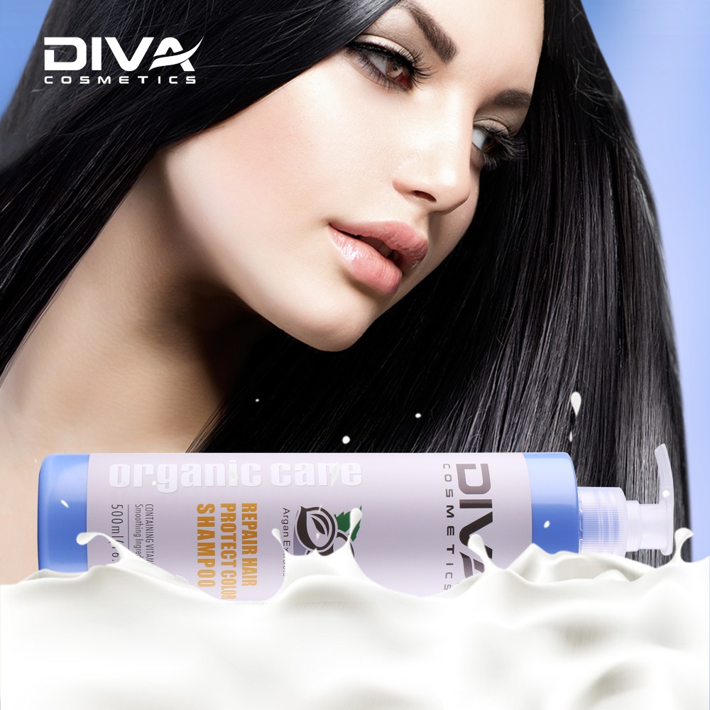 Cặp Dầu Gội Xả Phục Hồi Giữ Màu DIVA Protect Color 500ml/750ml