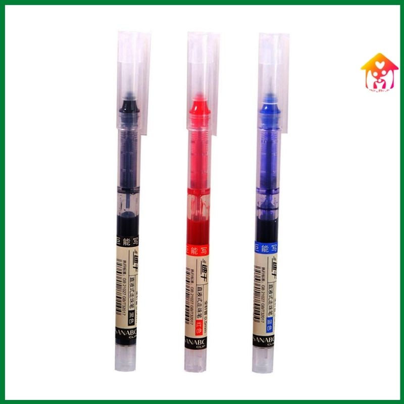 Bút bị nước nhanh khô ngòi 0,5mm ruột bút khổng lồ- bút gel văn phòng mực ra trơn đều