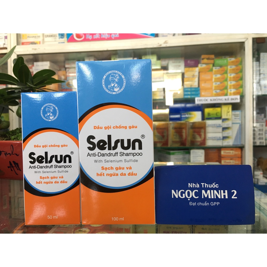 ✅ [Chính Hãng] Mua 1 Tặng 1 Dầu gội chống gàu Selsun sạch gàu và hết ngứa da đầu 50ml /100ml