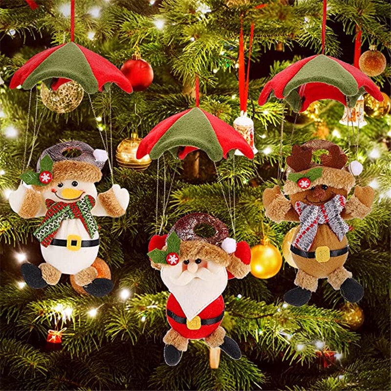 Phụ kiện treo trang trí cây thông noel hình cây dù dễ thương