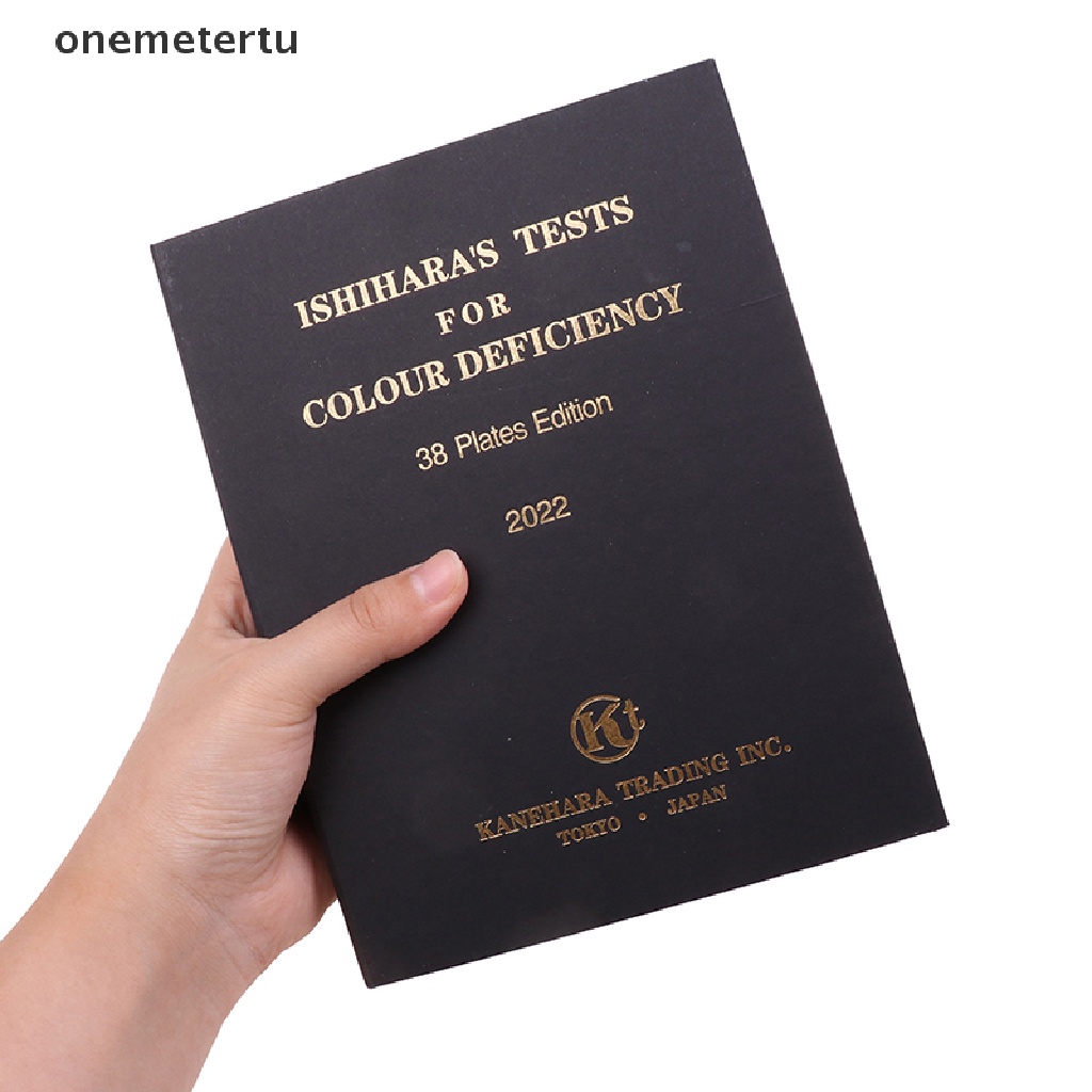 Onemetertu Ishihara Book 38 Tấm Sách Kiểm Tra Sức Khỏe Màu Sắc Mù