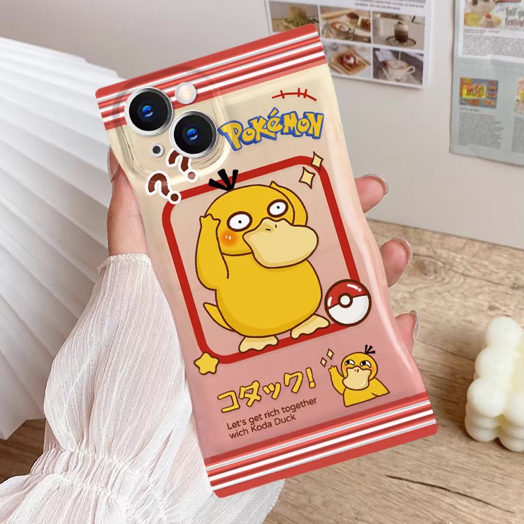 Ốp lưng iphone vỏ kẹo nền bóng vịt pokemon 6/6splus/7/7plus/8/8plus/x/xs/11/12/13/14/pro/max/plus/promax-SALE SỐC P5-12