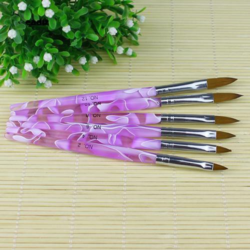 [Hàng mới về] Set 6 cọ vẽ móng nghệ thuật trang trí chuyên nghiệp