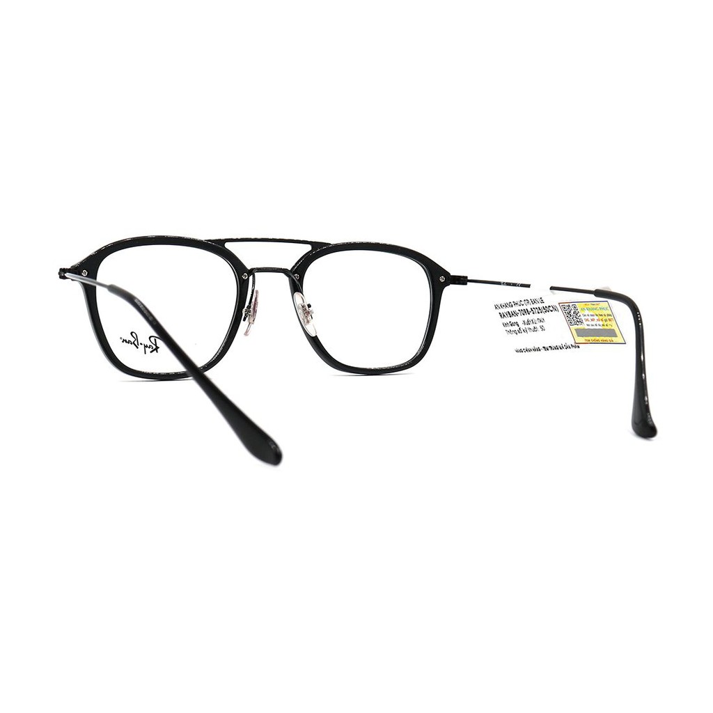 (Hàng chính hãng) Gọng kính nam nữ Rayban RB7098 5725 (50-21-145) màu sắc thời trang, thiết kế dễ đeo bảo vệ mắt
