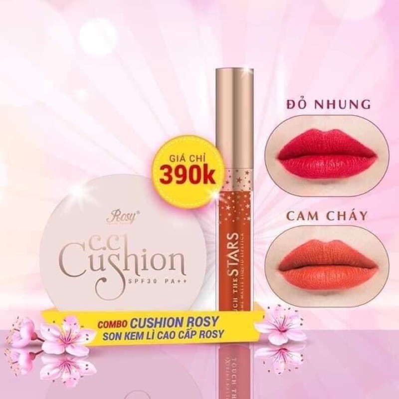 Phấn nước CC Cushion Rosy - mỏng mịn, dưỡng da, che phủ tốt, chống nắng (nhập khẩu Hàn Quốc) | BigBuy360 - bigbuy360.vn