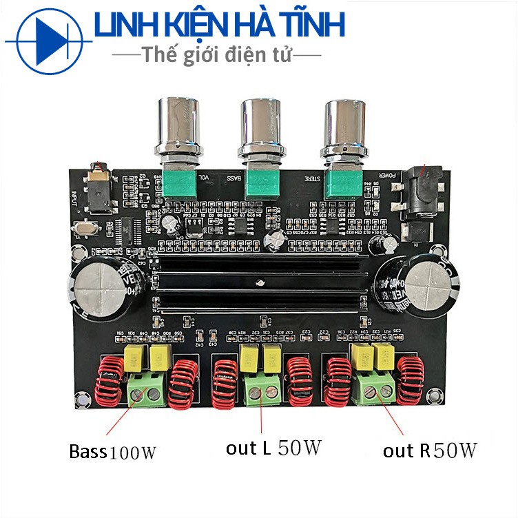 TPA3116D2 Mạch khuếch đại công suất lõi kép TPA3116D2 TPA3116 TDA3116D2 TDA3116 3116 Bluetooth 5.0 kênh 2.1 100W + 2x50W