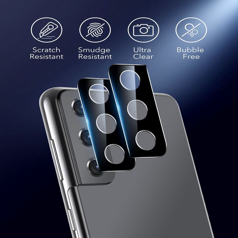 Miếng dán bảo vệ camera sau điện thoại JANSIN bằng kim loại thích hợp cho Samsung Galaxy S23 Ultra S23 Plus S22 Ultra