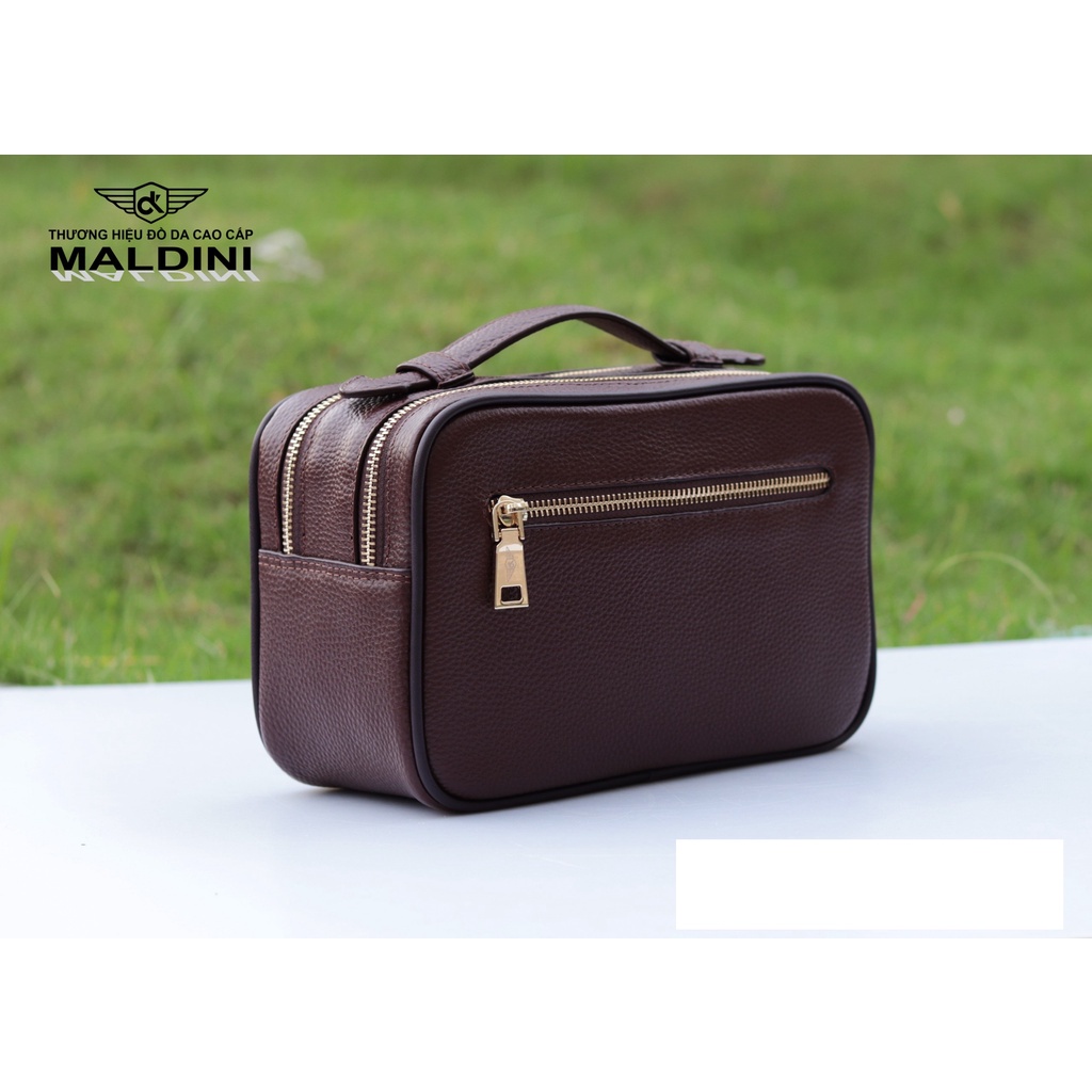 Túi cầm tay Golf Maldini Mẫu Mới - da thật 100% - - Có Khóa Số