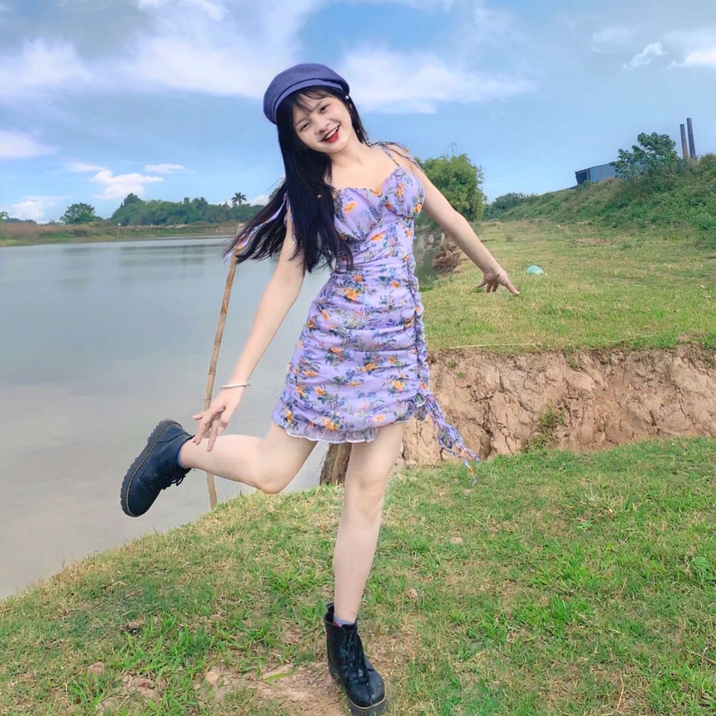 THE FANCE | Đầm voan hoa nhí tôn dáng JISOO FLORAL