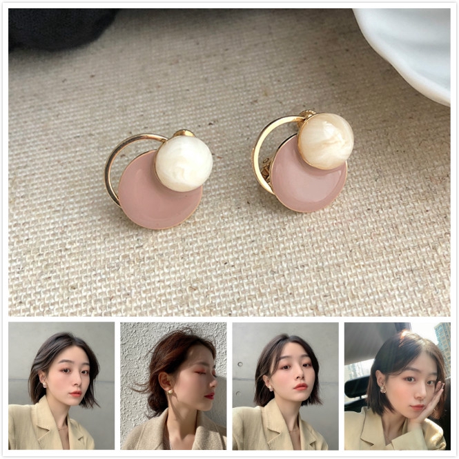 Khuyên Tai Tròn Phong Cách Retro