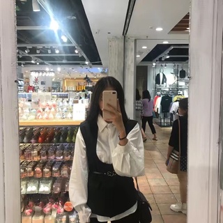 Set sơ mi trắng kèm gile đen (có ảnh thật)