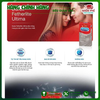 Bao cao su Durex Fetherlite Ultima 1 Siêu mỏng