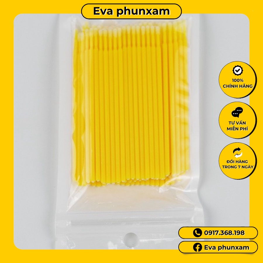 Tăm bông nối mi , phun xăm