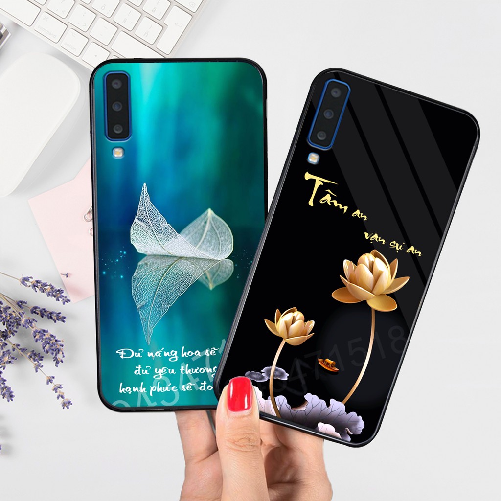ỐP lưng kính 3D SAMSUNG A7,A9 2018 , ốp kính 3D Thế hệ mới SIÊU SANG BAPSHOPPE