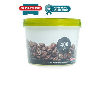 Hộp bảo quản thực phẩm khô bằng nhựa pp nguyên sinh biozone 400ml kb-dr400p