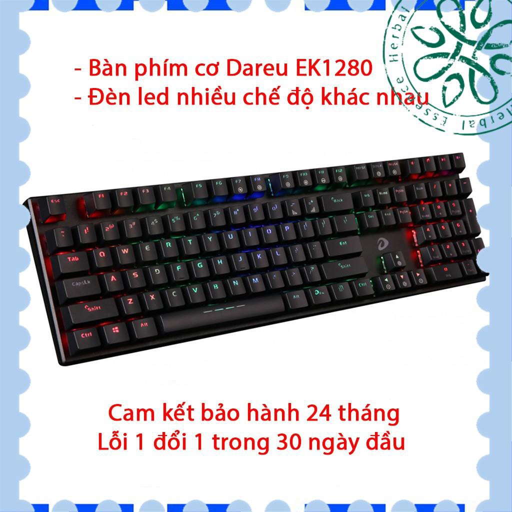 [ Hàng Hot ] Bàn phím cơ Gaming Dareu EK1280 - Mã cũ DK1280 - Led RGB - Bảo hành 24 tháng