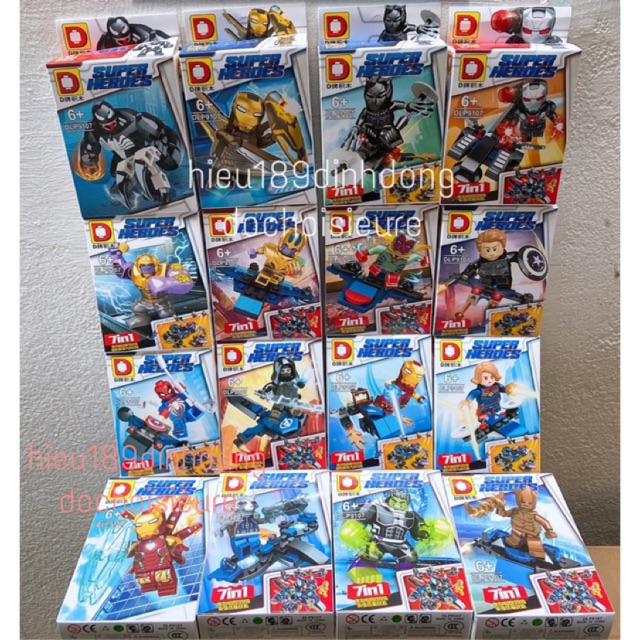 Lắp ráp xếp hình siêu anh hùng 9107