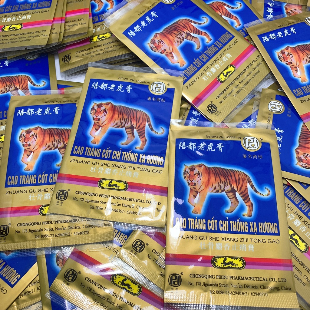 Cao dán nóng - Cao tráng cốt chỉ thống xạ hương