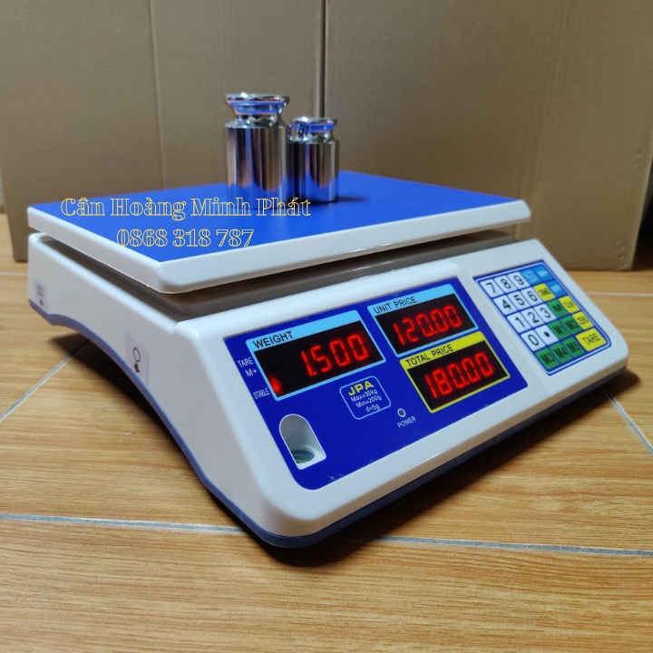 Cân Điện Tử Tính Tiền 30kg JPA Nhật Bản_Siêu Bền Đẹp. Bảo Hành 2 Năm