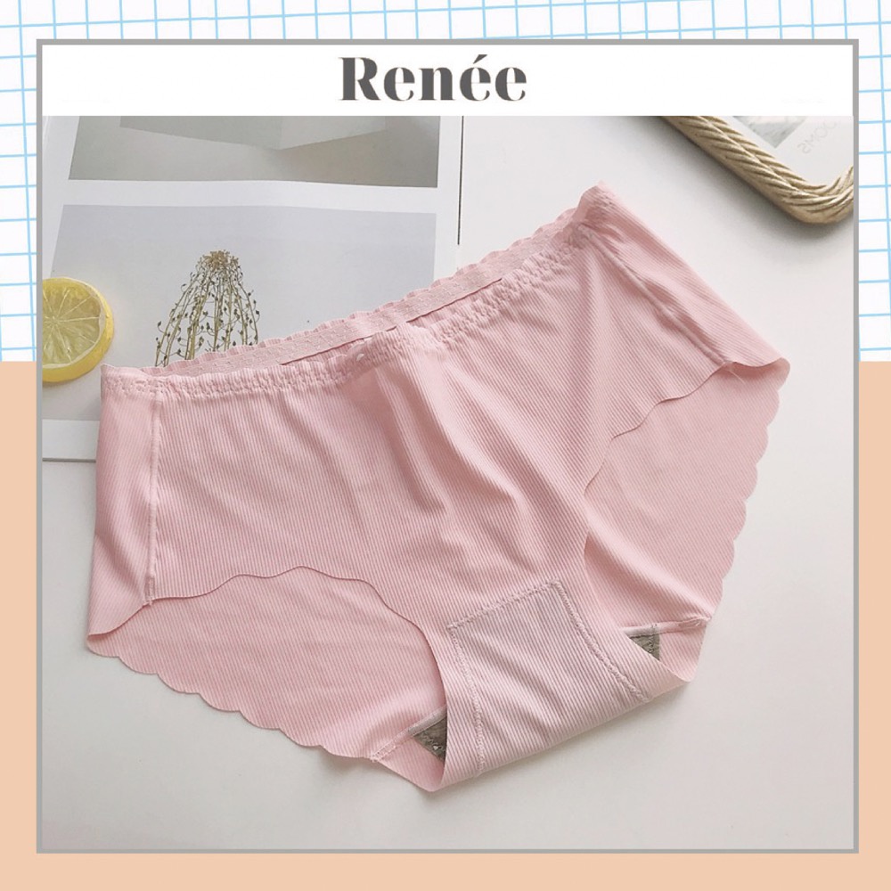 Quần Lót Nữ Đúc Su Gân Tăm Viền Sóng Nữ Tính RENEE Store - QL04