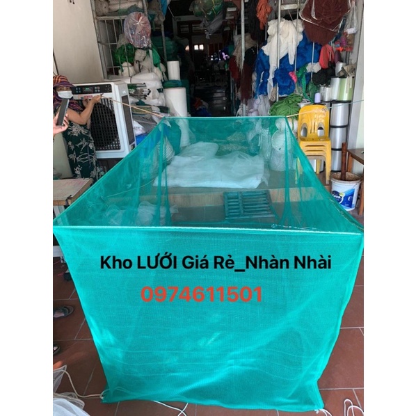 TRÁNG VÈO NUÔI Ốc, Cá,Lươn..Lưới Thái lan Hàng 3 Ly-Độ bền 4-5 năm_Bảo hành 12 Tháng