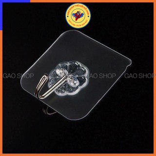 Móc dính, móc dán treo đồ cường lực trắng