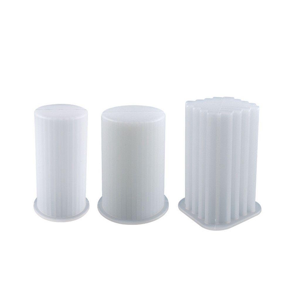 Forever candle stand khuôn silicone đồ trang sức công cụ làm máy tính để bàn trang trí nội thất hình trụ sọc