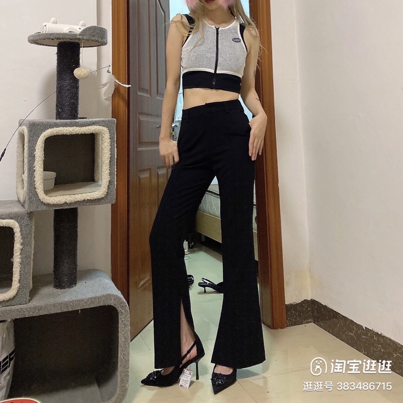 Giày cao gót mũi nhọn đá full đen ZR xuất Full box MS-8632-2