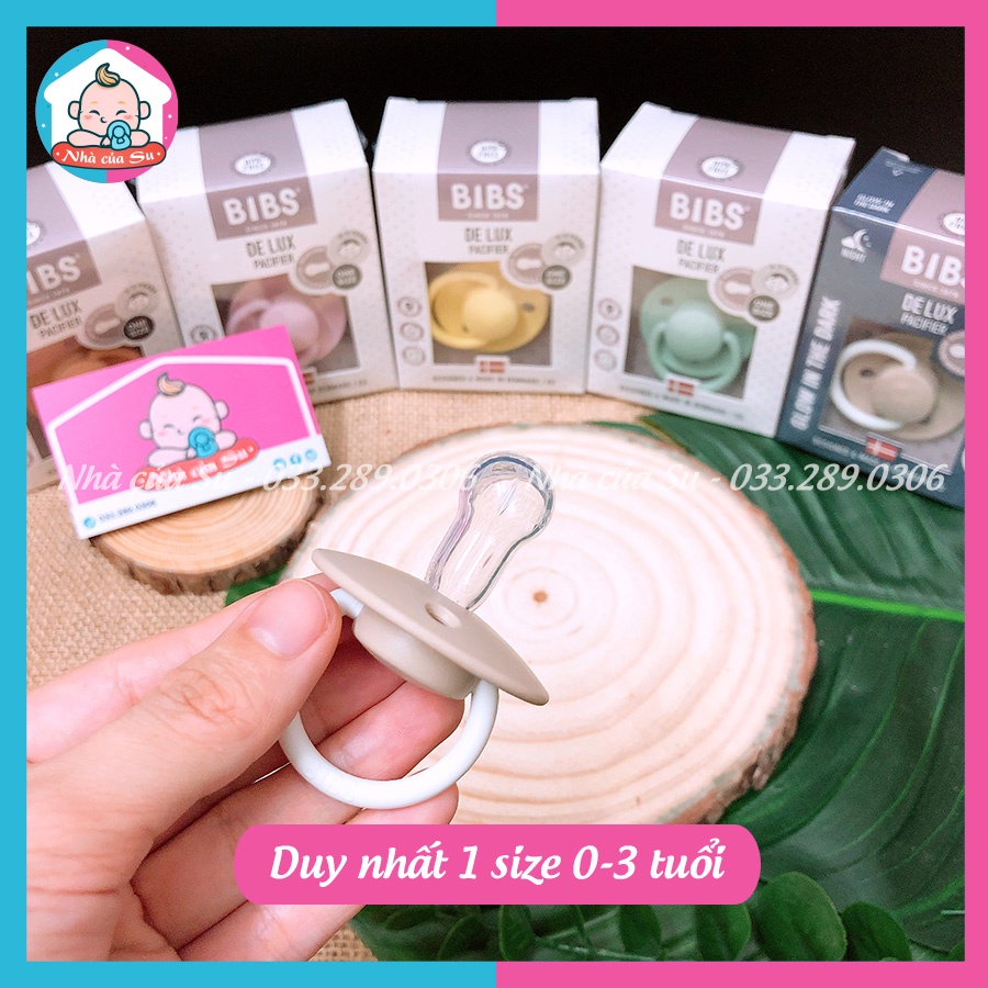 Ti giả BIBS Delux Silicon chính hãng tặng kèm hộp đựng Nhà của Su