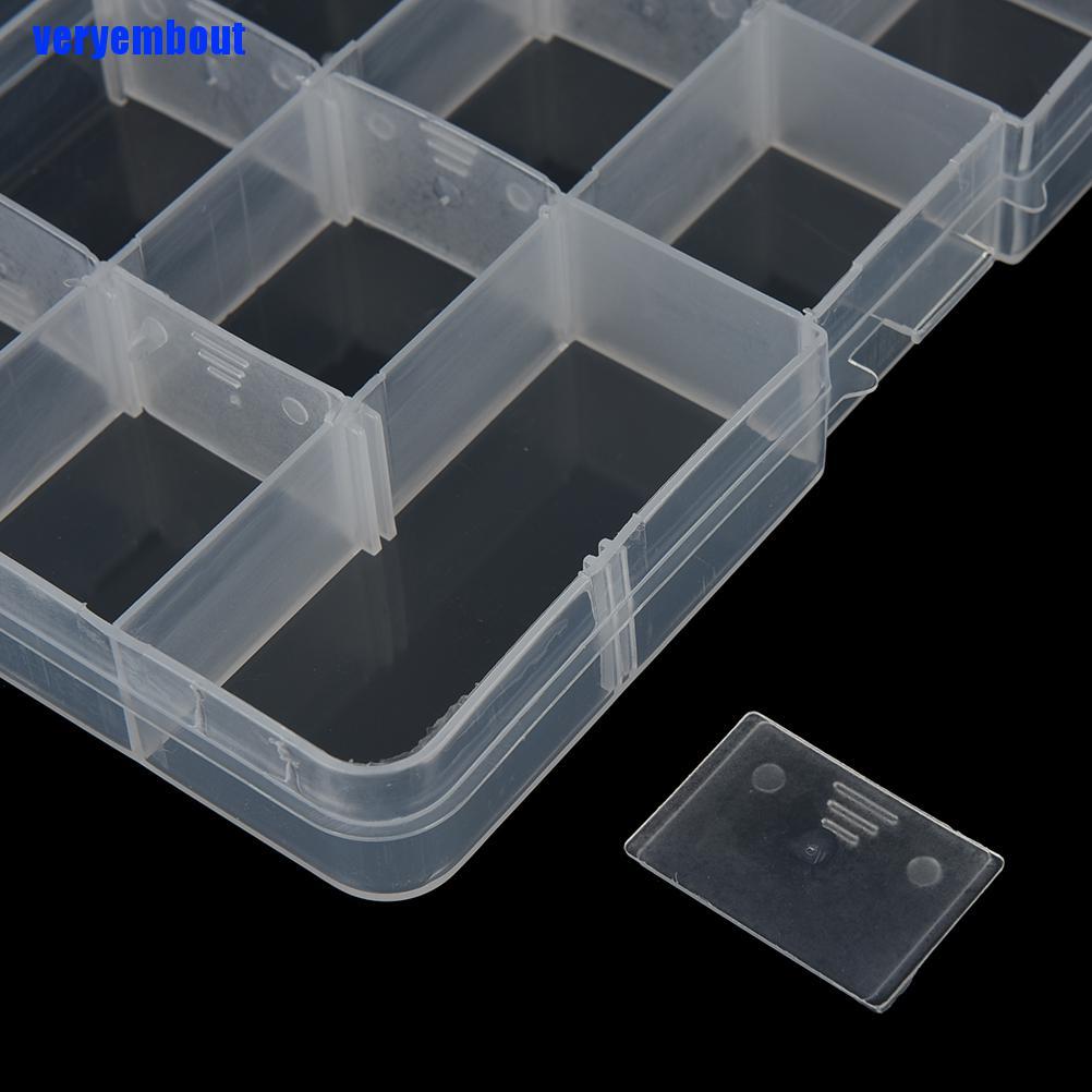 Hộp Đựng Mồi Câu Cá 15 Ngăn Tiện Lợi