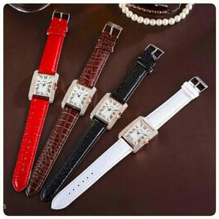 ĐỒNG HỒ NỮ SKMEI - DD01 KIỂU DÁN VUÔNG DÂY DA ĐÍNH ĐÁ ST2S252