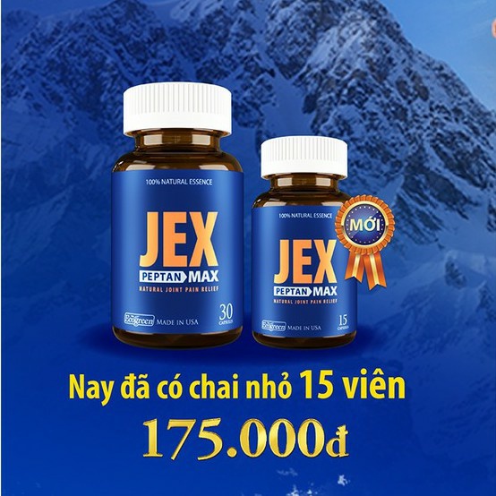 Viên uống jex max, giảm đau, tái tạo sụn khớp, tích điểm chính hãng - ảnh sản phẩm 6