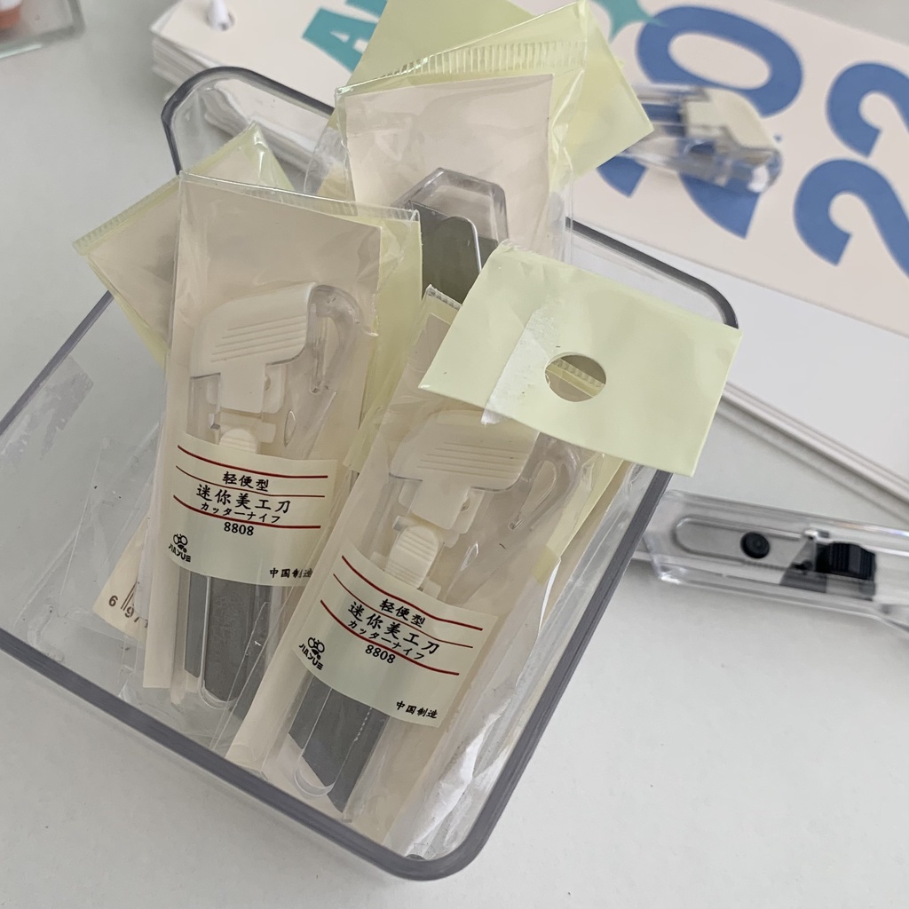 RỌC GIẤY MINI TRONG SUỐT MUJI STYLE (ảnh thật) - Tiệm nhà Chun
