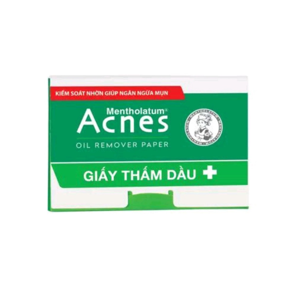 [100 tờ] Giấy Thấm Dầu Giúp Kiểm Soát Nhờn, Ngăn Ngừa Mụn Acnes Oil Remover Paper