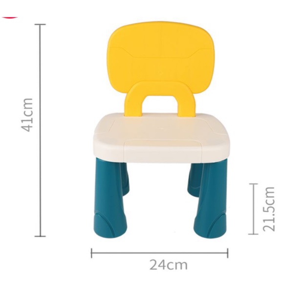 Ghế ngồi lắp ghép đa năng cho trẻ em - Ghế lẻ bộ bàn xếp hình lego - Ghế cho bé