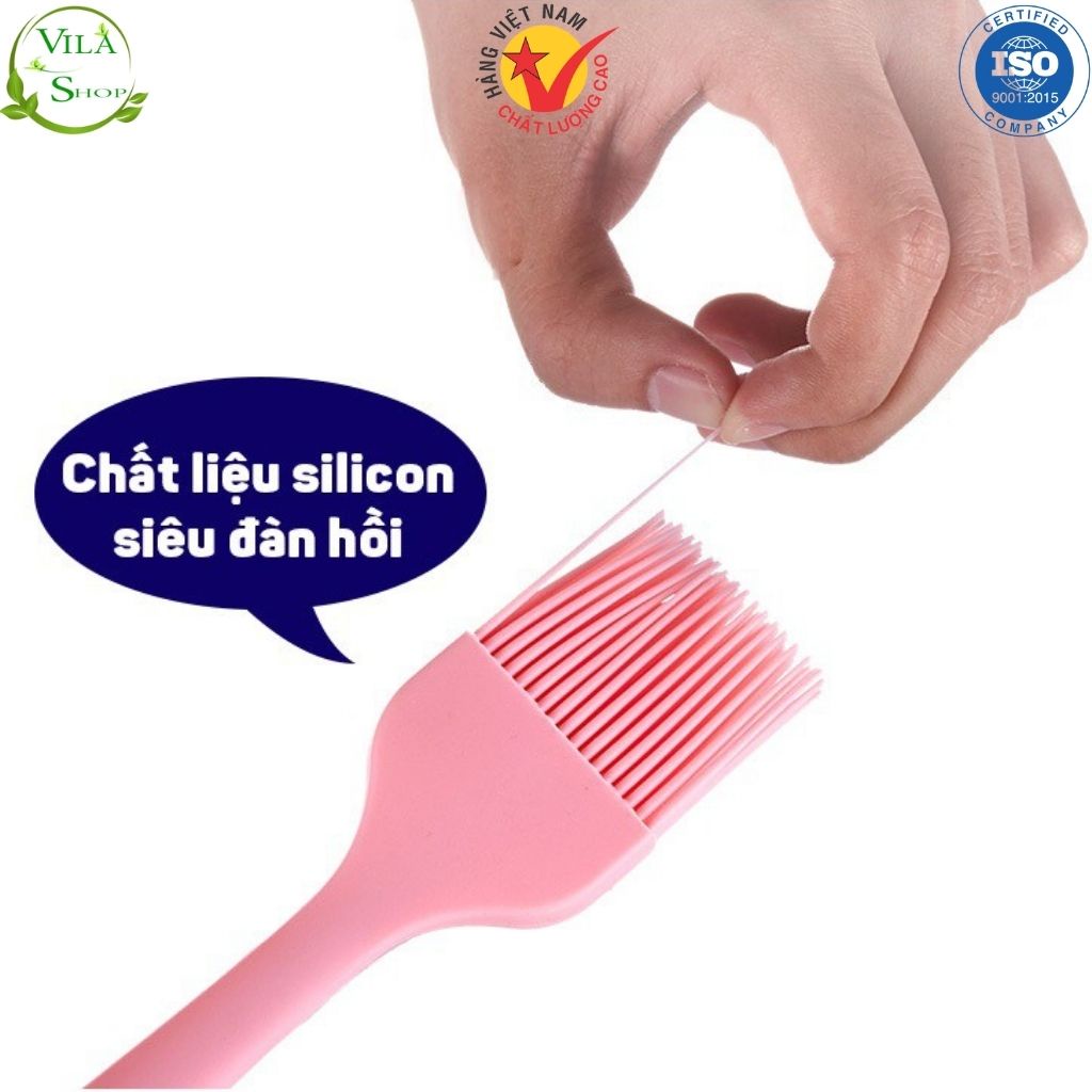 Chổi Quét Dầu Ăn Silicone Chịu Nhiệt, Cọ Phết Dầu Ăn, Nước Sốt, Bơ Lên Đồ Nướng, Mặt Bánh