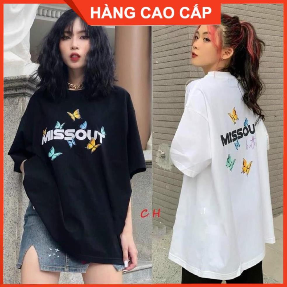 Áo Thun Missout Unisex, Áo Thun Missout In Hình Bướm Chính Hãng - [HÀNG CAO CẤP]