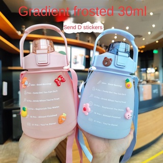 Bình Nước 1300Ml Có Miếng Dán Dễ Thương