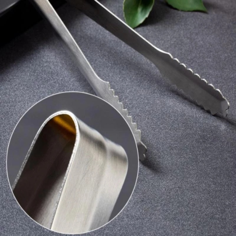 1 Kẹp Gắp Đá Viên Bằng Thép Không Gỉ