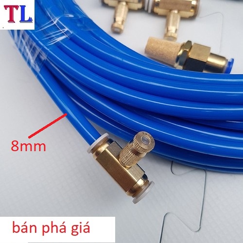 Bộ Dây Phun Sương Đường Kính 8mm Chất Liệu Nhựa PE gồm 100m