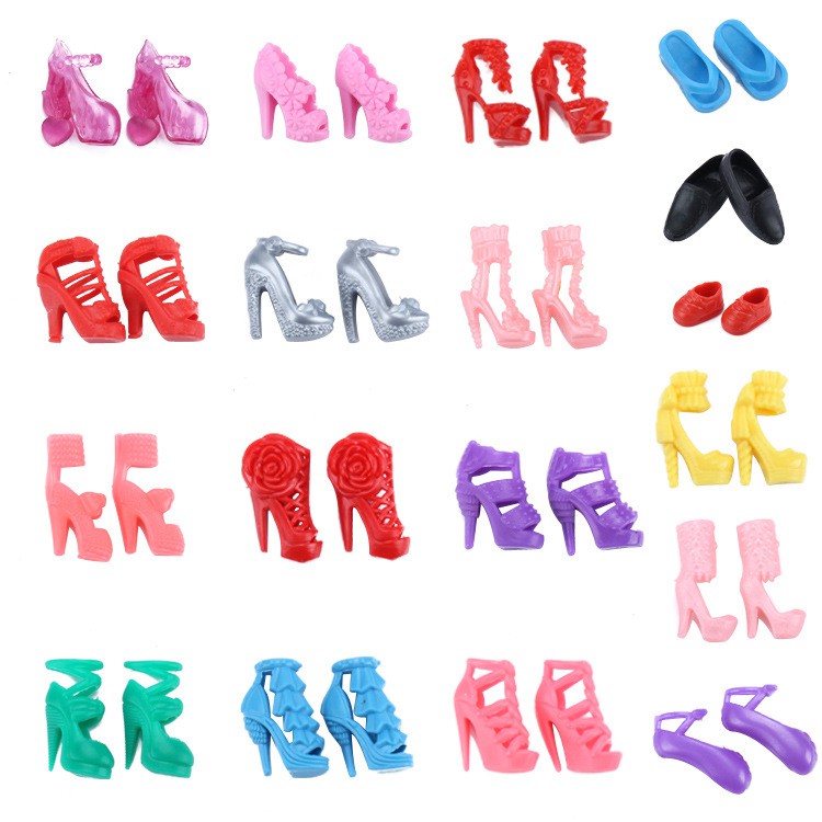 Set 10 Đầm Đồ Chơi Búp Bê Barbie