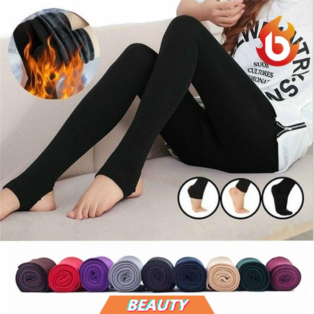 Quần legging giữ ấm mùa đông 8 màu thời trang cho nữ