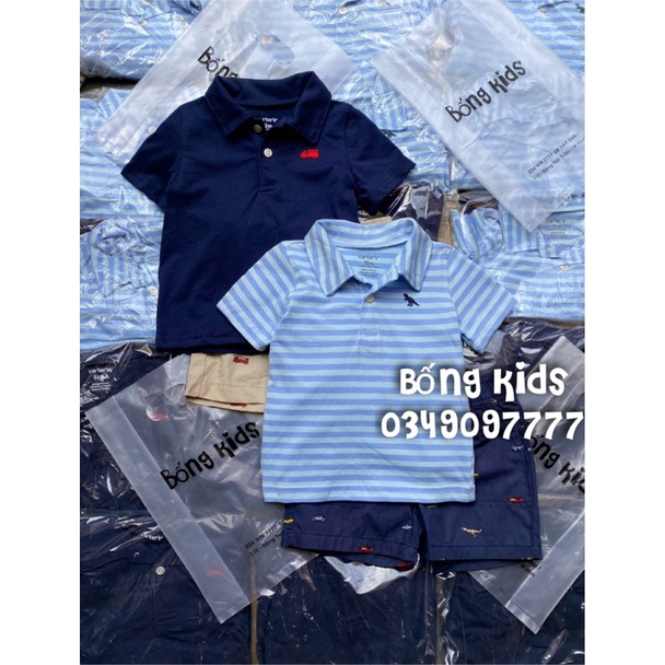 Bộ Hè Polo Bé Trai Cotton C@rters