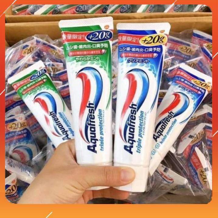 Kem đánh răng Aquafresh Nhật [FREE SHIP_AUTH]180g phiên bản nhiều gam nhất