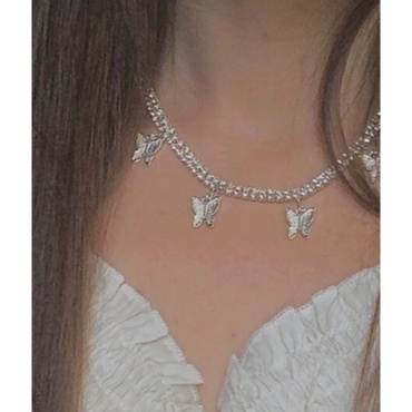 Vòng cổ Mặt Đồng Đô La Đính Đá Đơn Giản Sáng Tạo Phong Cách Đường Phố Mới