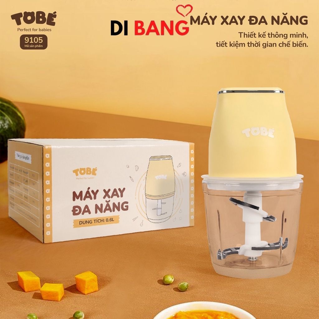 Máy Xay đa năng Tobé 600ml cối Thuỷ Tinh