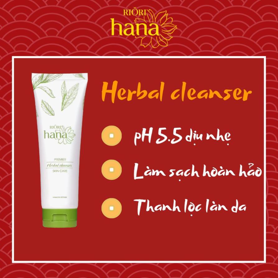 [FREESHIP] Sữa rửa mặt thảo dược RIORI  HERBAL_CLEANSER