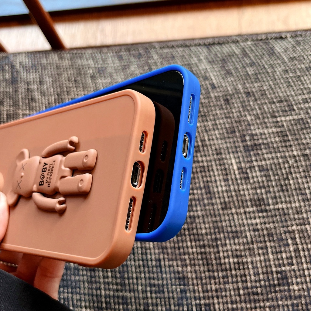 Ốp Điện Thoại In Hình Gấu Vui Nhộn Cho iphone 13 Pro Max Xr X / Xs Xs Max Promax 1212 Pro 12pro Max